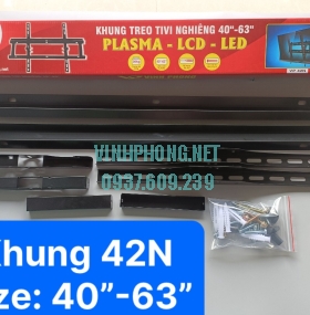 Khung treo tivi  nghiêng 40-63