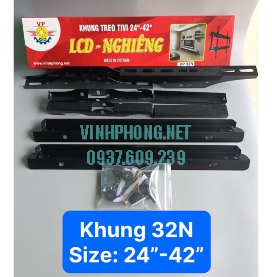 Khung treo tivi 24-42 nghiêng