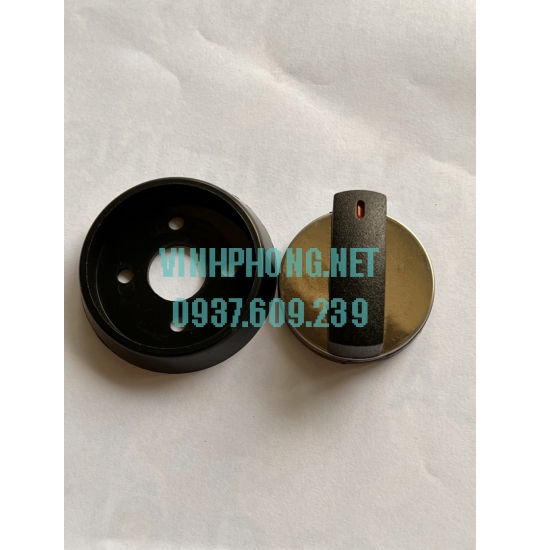 Nút inox chấm đỏ